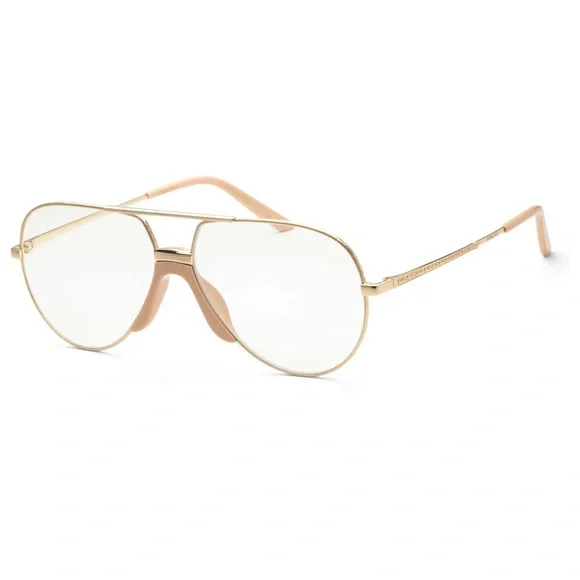 GUCCI UNISEX-ADULT AVIATOR GOLD GOLD TRANSPARENT SUNGLASSES  display picture 1